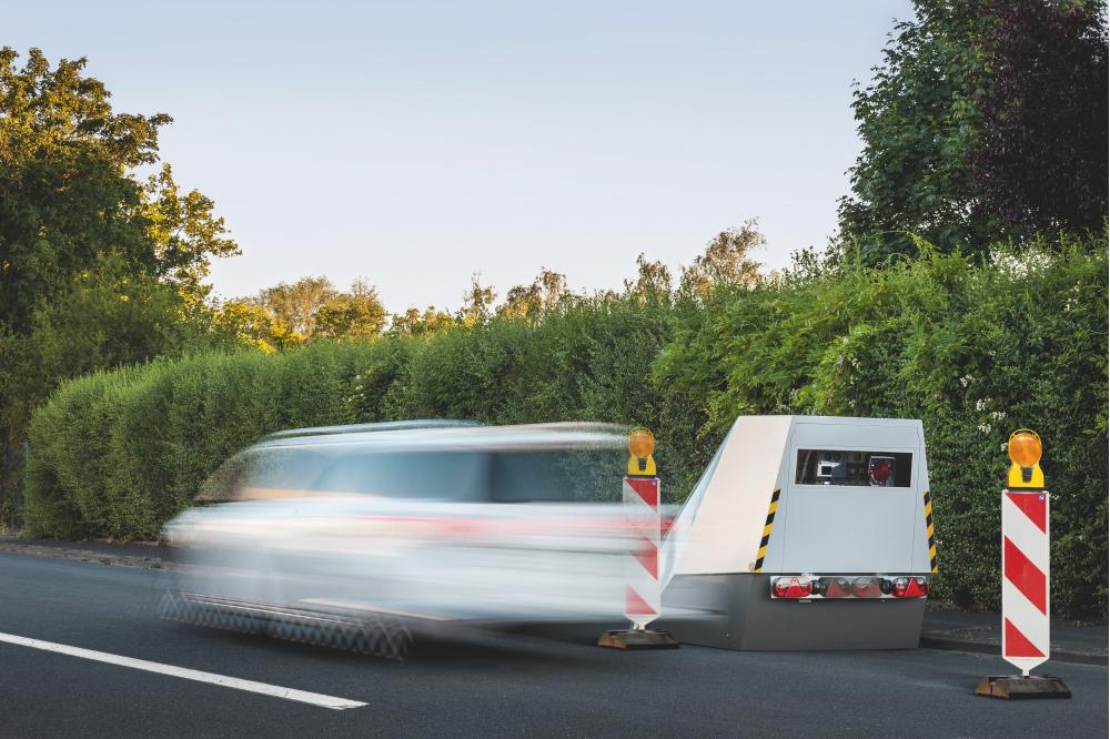 Enforcement Trailer für temporäre Verkehrskontrollen